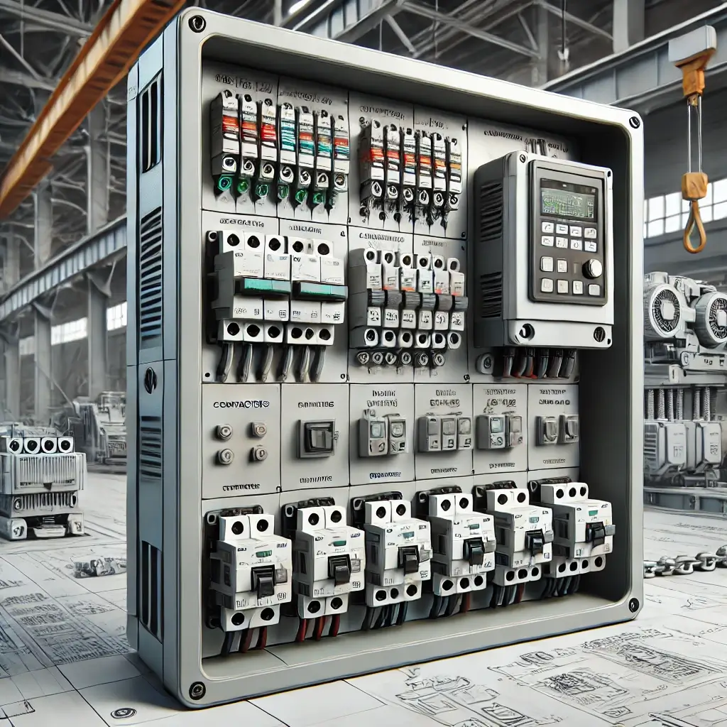 تابلو فرمان‌ جرثقیل صنعتی | کرین کالا | Control Panel