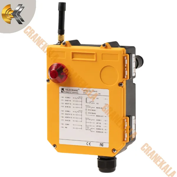 کیس گیرنده TELECRANE F24-10D | قطعات یدکی ریموت کنترل تله کرین | TELECRANE F24-6D receiver case