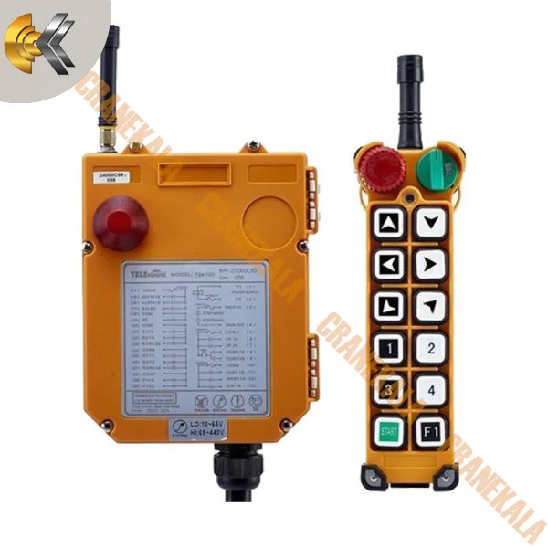 ریموت کنترل TELECRANE F24-12D | ریموت کنترل جرثقیل صنعتی تله کرین | TELECRANE F24-12D remote control