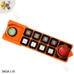 فرستنده ریموت SAGA L10-1 | فرستنده ریموت کنترل جرثقیل صنعتی ساگا | SAGA L10-1 remote control transmitter