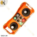 فرستنده ریموت SAGA L40 | ریموت کنترل جرثقیل صنعتی ساگا | saga remote control transmitter