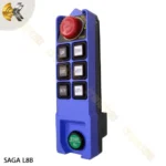 فرستنده ریموت SAGA L8B | فرستنده ریموت کنترل جرثقیل صنعتی ساگا | SAGA L8B remote control transmitter