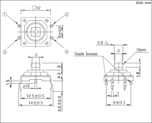single step push button